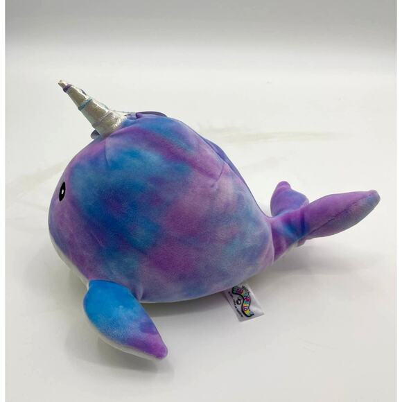 Squishmallows Kelly Toys Hallie The Narwhal 11.5 inches Plush Stuffed Toy NEW - Picture 2 of 12